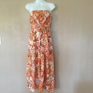Entro Cropped Floral Jumpsuit | Size S | NWOT